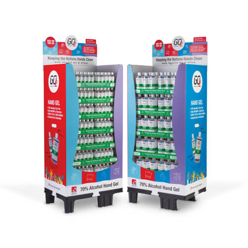 beverage display racks