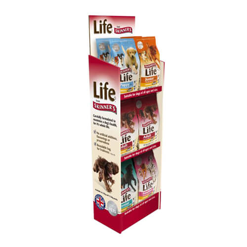 Corrugated Displays for Dog Food