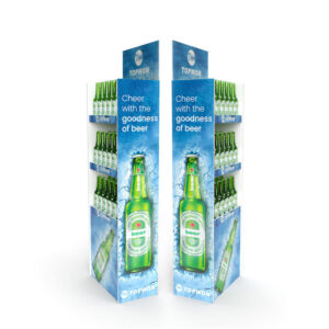 Retail Corrugated Beer Display Stands - MMTIBW1576
