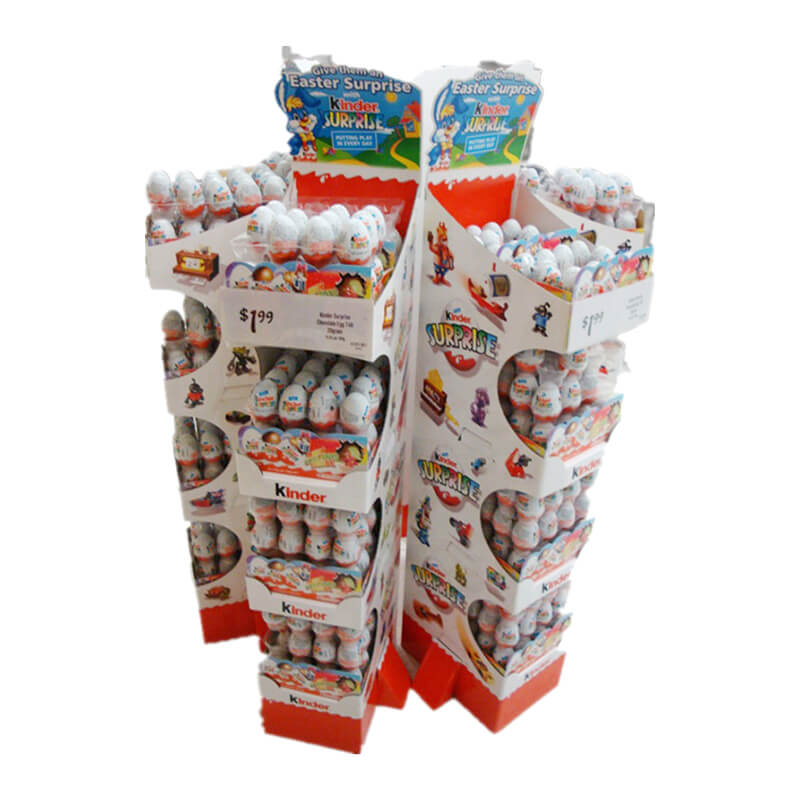 cardboard easter egg display stand