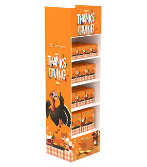 thanksgiving cardboard displays