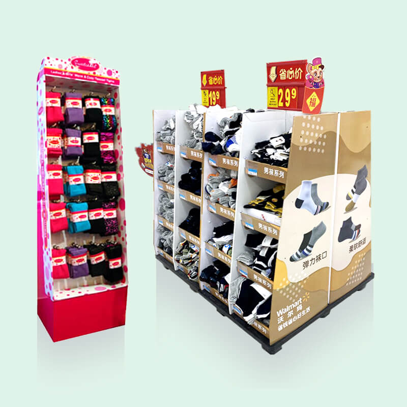 cardboard sock display