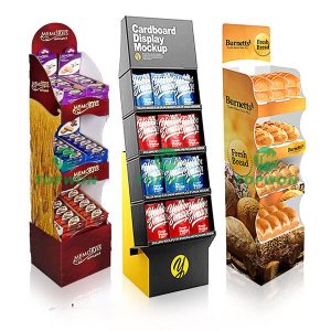 cardboard floor fresh bread display stand - MMTSCD15964