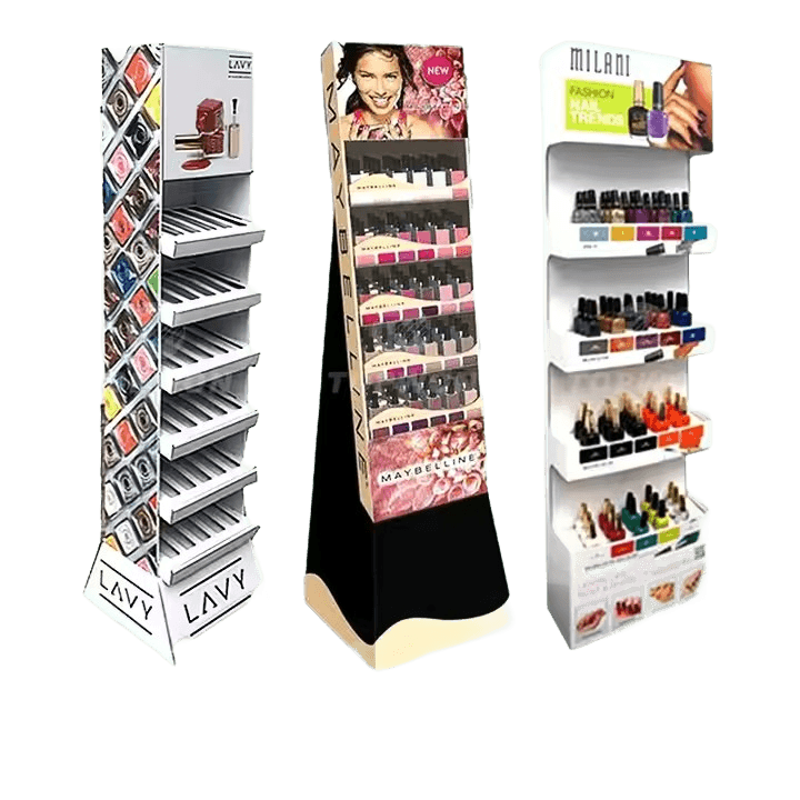 paper cosmetic display shelf