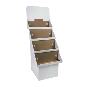 simple white cardboard case risers for beer