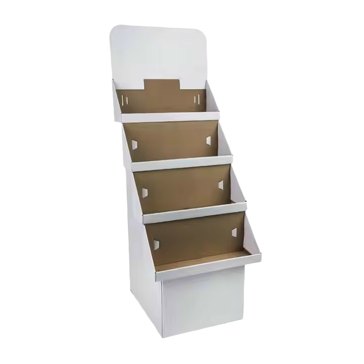 simple white cardboard case risers for beer