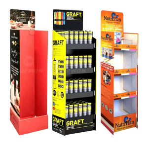 4-tier Supermarket Hot Selling Drinks Display Rack