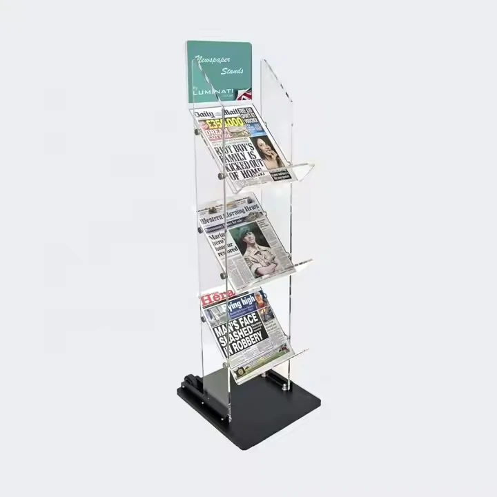 Acrylic Display Stand for Magazines