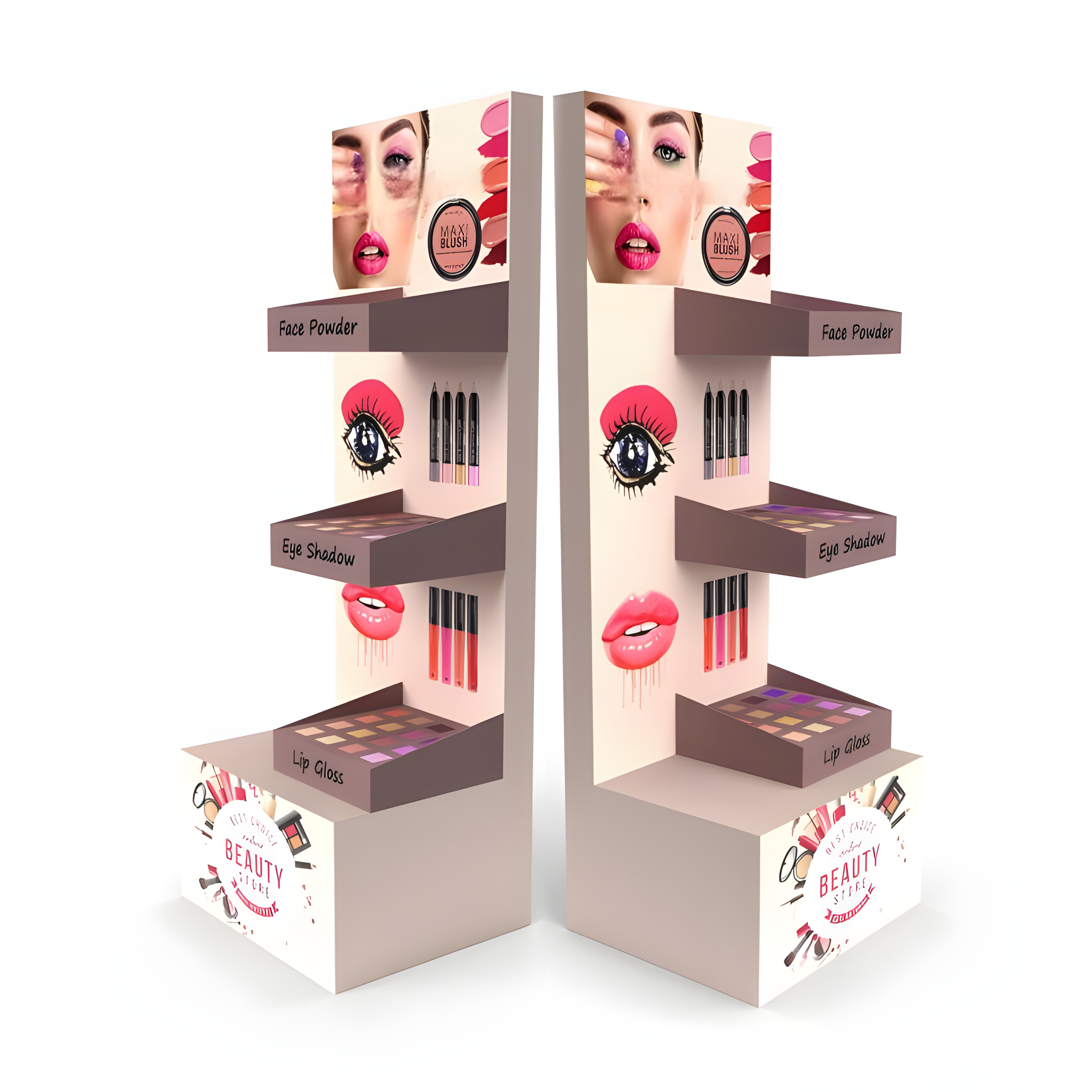 cardboard-cosmetic-stands